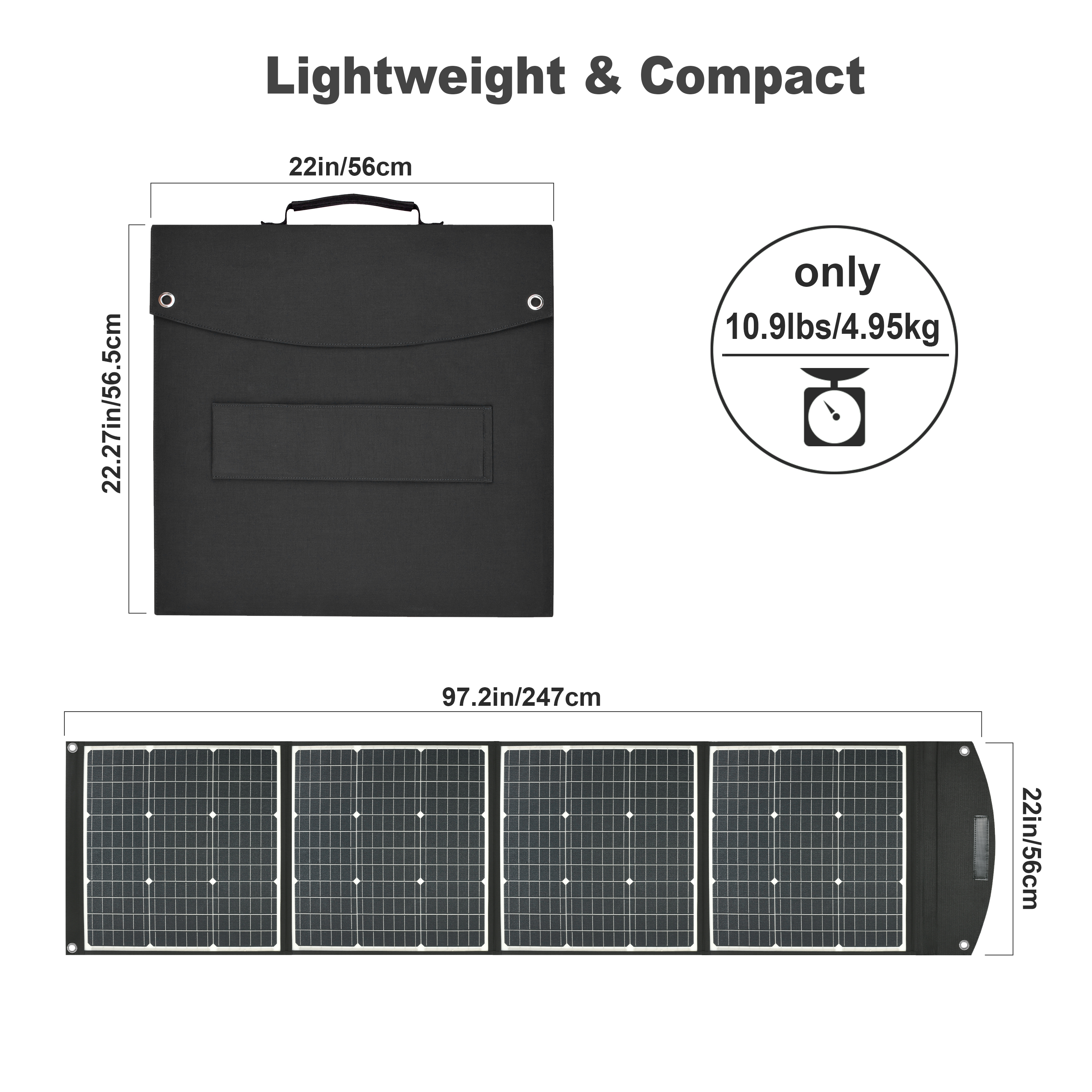 Folding Solar Panel Charger-UC-200
